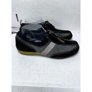 Lands End zip trekker slip in sneaker women size 9 Zip-Up Casual Shoes